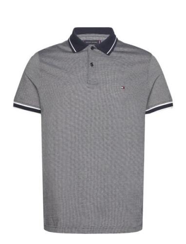 Tommy Hilfiger Monotype Oxford Collar Reg Polo Grå