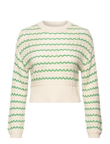 Onlasa Ls O-Neck Cc Knt Tops Knitwear Jumpers Cream ONLY