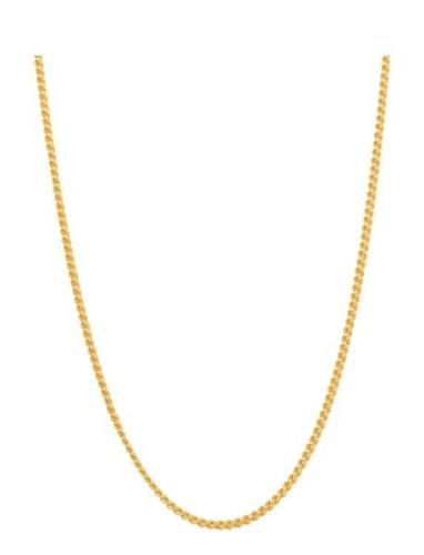 Ix Curb Medi Chain Halsband Smycken Gold IX Studios