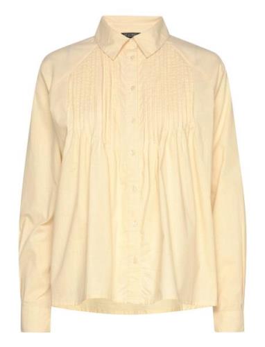 Shirt Tops Shirts Long-sleeved Yellow Ilse Jacobsen