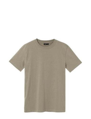 Nlmfagen Ss L Top Tops T-shirts Short-sleeved Khaki Green LMTD