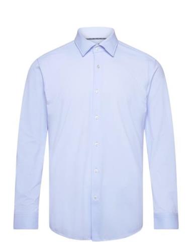 P-Hank-Kent-C1-222 Tops Shirts Business Blue BOSS