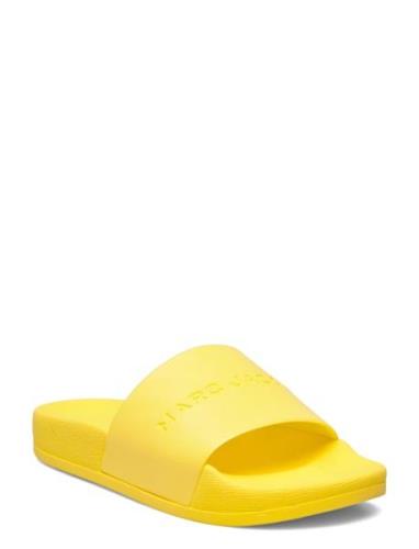 Aqua Slides Slippers Inneskor Yellow Little Marc Jacobs