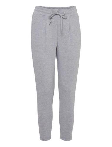 Ihkate Pa Bottoms Trousers Straight Leg Grey ICHI