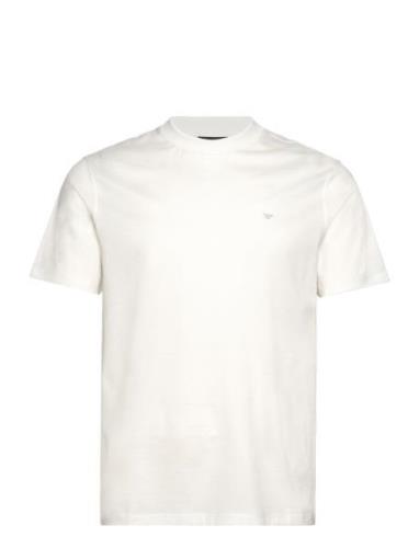 T-Shirt Designers T-shirts Short-sleeved Cream Emporio Armani