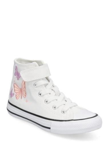 Ctas 1V Hi White/Pink Phase/Grape Fizz Höga Sneakers White Converse