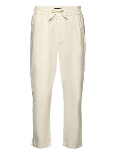 Barcelona Cotton / Linen Pants Bottoms Trousers Casual Cream Clean Cut...