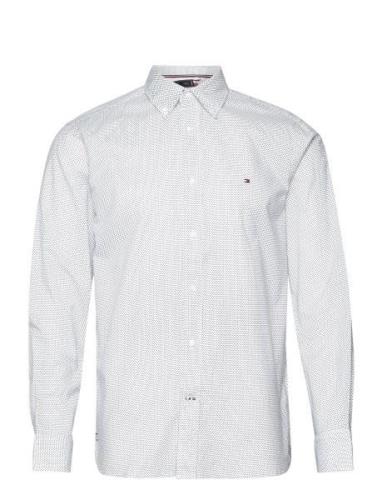 Core Flex Mini Geo Prt Rf Shirt Tops Shirts Casual White Tommy Hilfige...