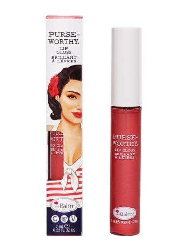 Purseworthy Lip Gloss Clutch Läppglans Smink Pink The Balm