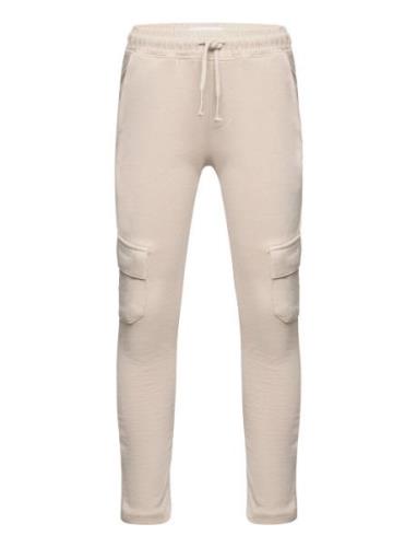 Cotton Jogger-Style Trousers Bottoms Sweatpants Cream Mango