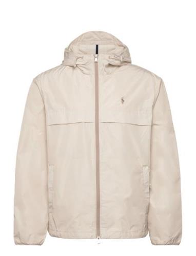 Full-Zip Hooded Jacket Tunn Jacka Beige Polo Ralph Lauren