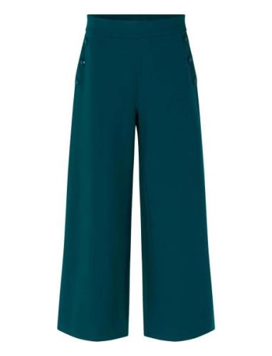 Prisca Bottoms Trousers Wide Leg Green Masai