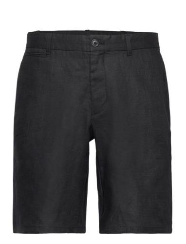 Slim Fit 100% Linen Bermuda Shorts Bottoms Shorts Casual Black Mango