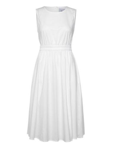 Sansa Dress Knälång Klänning White Minus