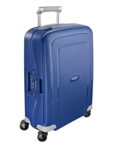 S'cure Spinner 55Cm Chrimson Red 1235 Bags Suitcases Blue Samsonite