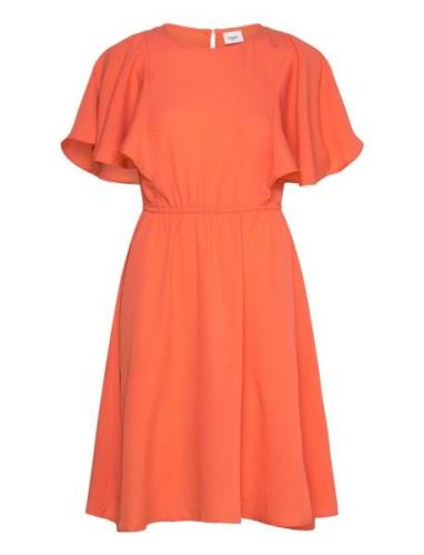 Drunasz Dress Knälång Klänning Orange Saint Tropez