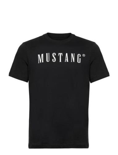 Style Austin Tops T-shirts Short-sleeved Black MUSTANG