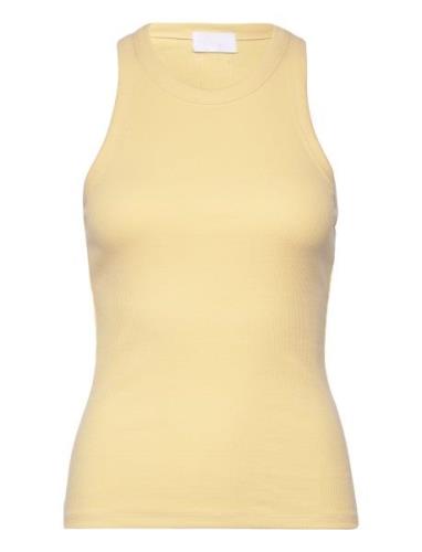 Lr-Numbia Tops T-shirts & Tops Sleeveless Yellow Levete Room