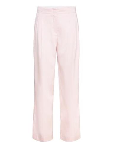 2Nd Carter - Heavy Satin Bottoms Trousers Wide Leg Pink 2NDDAY