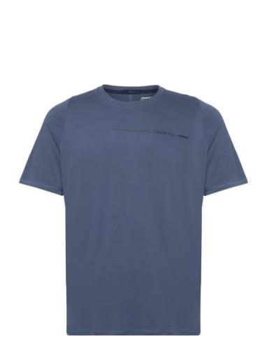 Core Essence Bi-Blend Tee M Sport T-shirts Short-sleeved Blue Craft