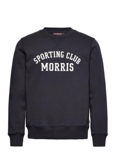 Welton Sweatshirt Tops Sweat-shirts & Hoodies Sweat-shirts Navy Morris