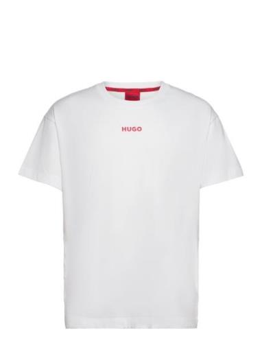 Linked T-Shirt Designers T-shirts Short-sleeved White HUGO