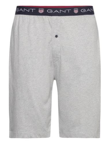 Shield Pajama Shorts Pyjamas Grey GANT