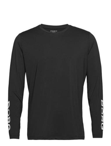 Borg Long Sleeve T-Shirt Sport T-shirts Long-sleeved Black Björn Borg