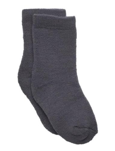 Nmmwaksi Wool Terry Sock Xxiii Sockor Strumpor Grey Name It