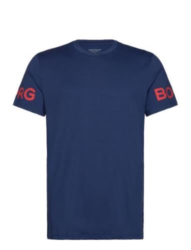 Borg T-Shirt Sport T-shirts Short-sleeved Blue Björn Borg