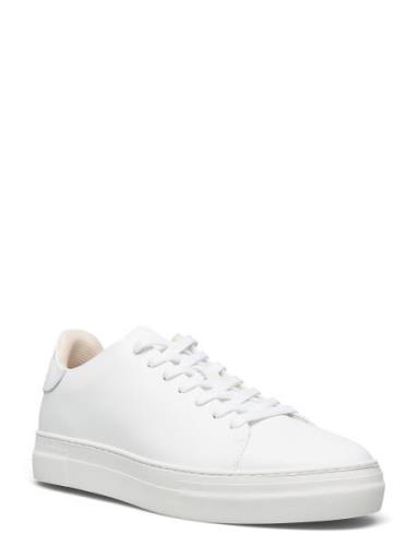 Slhdavid Chunky Leather Sneaker Noos O Låga Sneakers White Selected Ho...