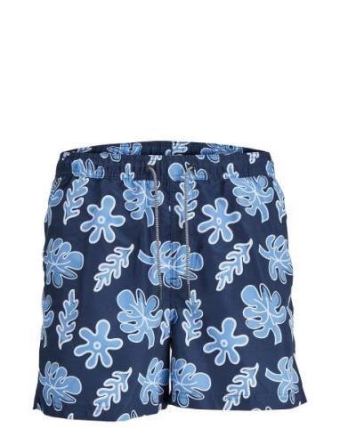 Jpstfiji Jjswim Aop Ss24 Ly Sn Badshorts Blue Jack & J S