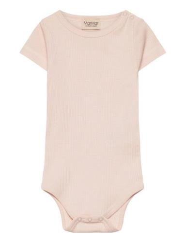 Plain Body Ss Bodies Short-sleeved Pink MarMar Copenhagen