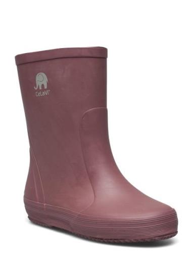Basic Wellies -Solid Shoes Rubberboots High Rubberboots Purple CeLaVi