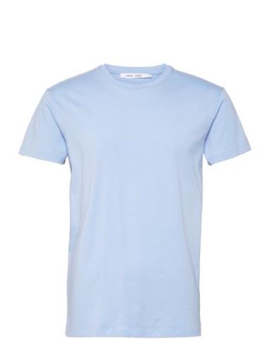 Kronos O-N Ss 273 Designers T-shirts Short-sleeved Blue Samsøe Samsøe