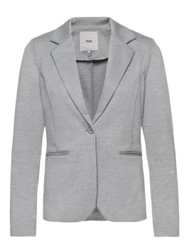 Ihkate Bl Blazers Single Breasted Blazers Grey ICHI