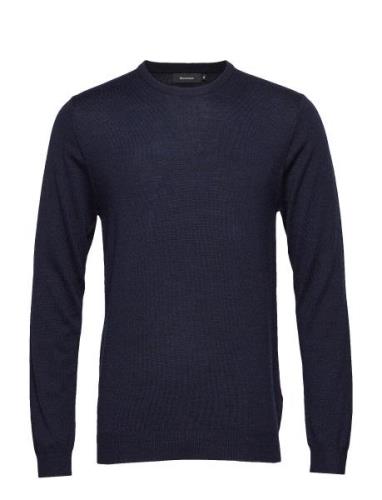 Margrate Tops Knitwear Round Necks Navy Matinique