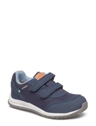 Halland Wp Låga Sneakers Blue Kavat