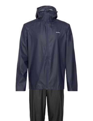 Packable Rainset Outerwear Rainwear Rain Coats Navy Tretorn