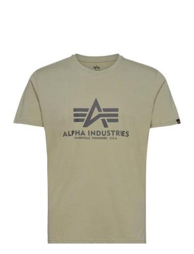 Basic T-Shirt Designers T-shirts Short-sleeved Green Alpha Industries