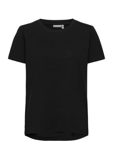 Zashoulder 1 T-Shirt Tops T-shirts & Tops Short-sleeved Black Fransa