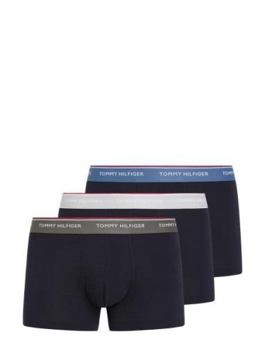 3P Wb Trunk Boxerkalsonger Blue Tommy Hilfiger