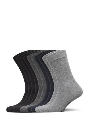 Jacjens Sock 10 Pack Noos Underwear Socks Regular Socks Grey Jack & J ...