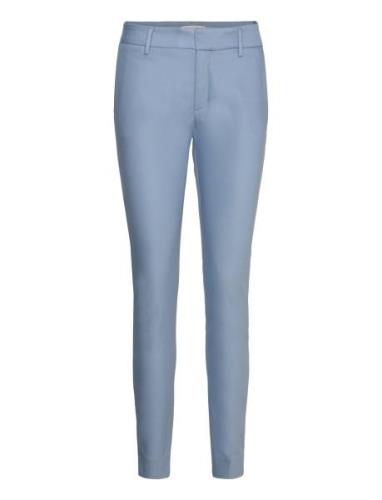 Mmabbey Night Pant Bottoms Trousers Slim Fit Trousers Blue MOS MOSH