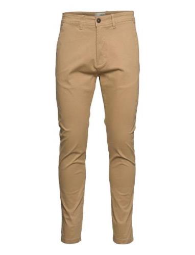 Sdjim Pants Bottoms Trousers Chinos Beige Solid
