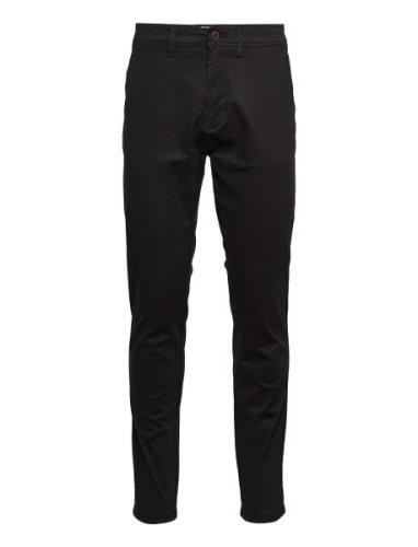 Sdjim Pants Bottoms Trousers Chinos Black Solid