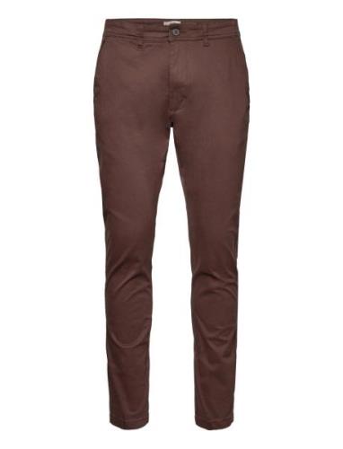 Sdjim Pants Bottoms Trousers Chinos Brown Solid