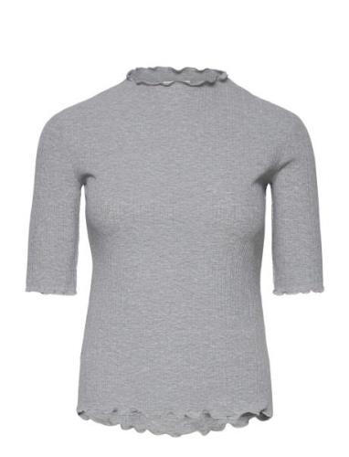 Candacekb Ss Tee Tops T-shirts & Tops Short-sleeved Grey Karen By Simo...