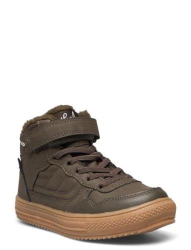 Sandvik Höga Sneakers Khaki Green Leaf