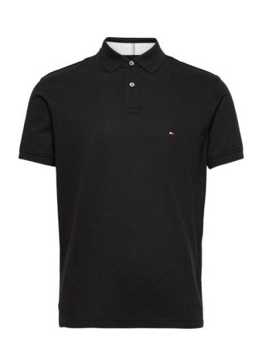 Core 1985 Regular Polo Tops Polos Short-sleeved Black Tommy Hilfiger